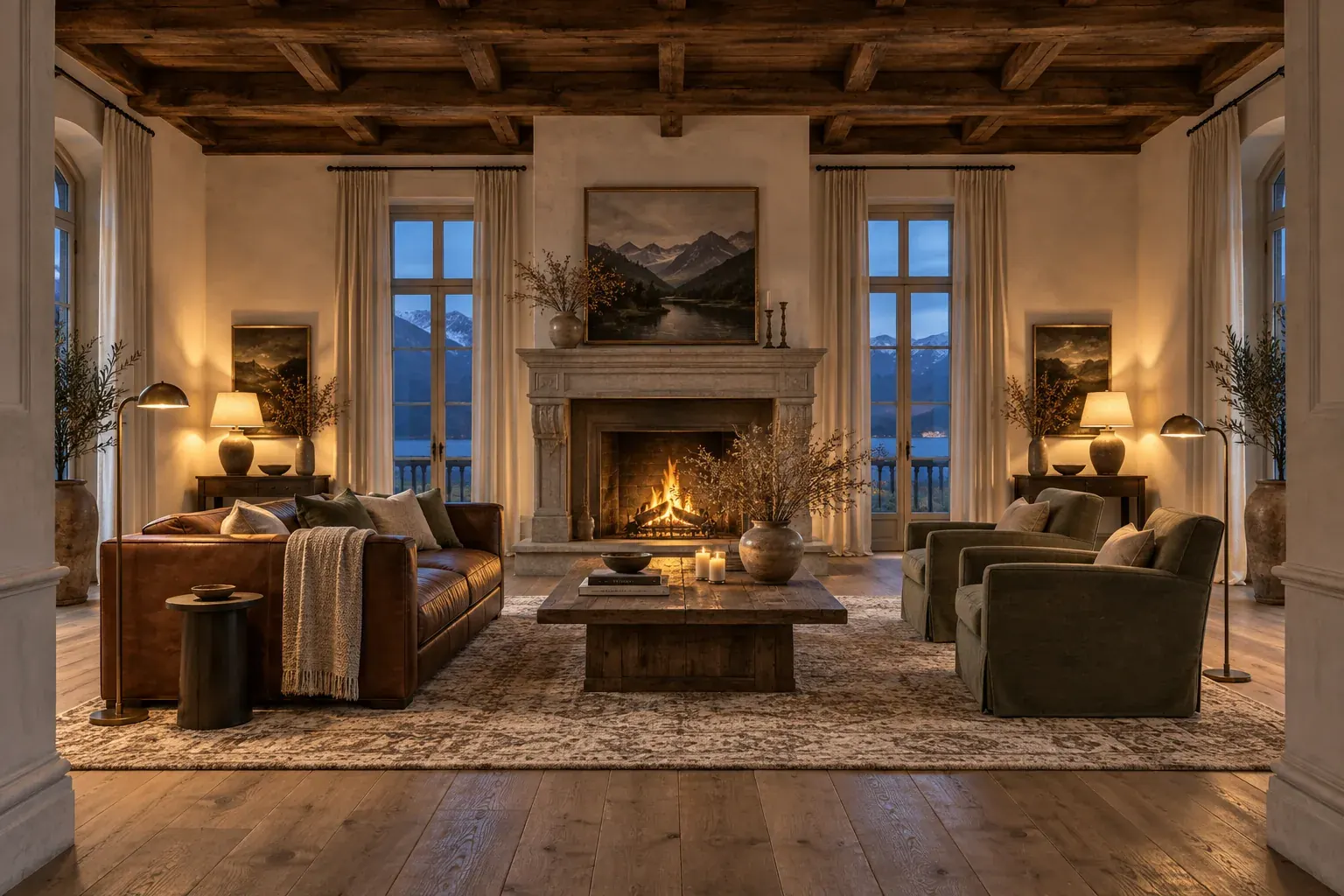Renoviertes Interieur im Stil Tobacco & Ivory